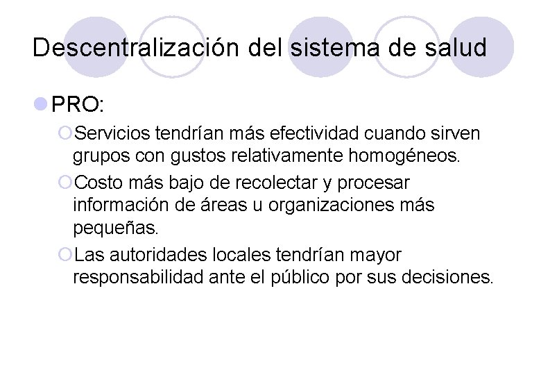 La descentralizacin del sistema de salud del Ecuador