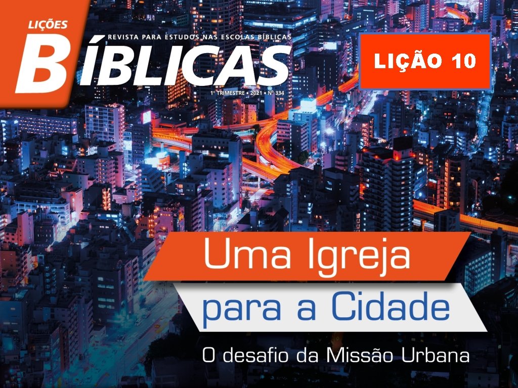 LIÇÃO 10 