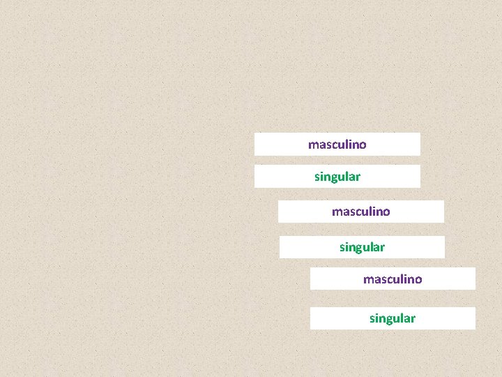 masculino singular 