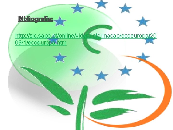 Bibliografia: http: //sic. sapo. pt/online/video/informacao/ecoeuropa/20 09/1/ecoeuropa. htm 