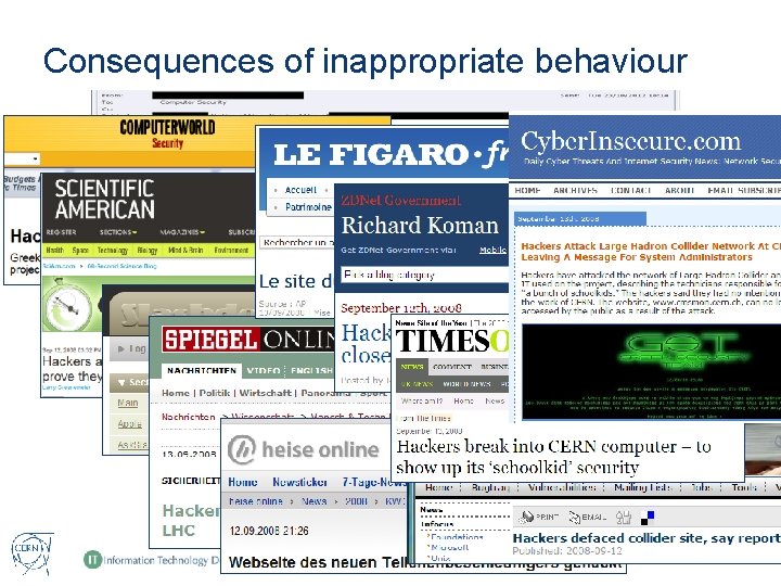 Consequences of inappropriate behaviour Security Incidents last 12 months 160 140 160 120 100 Consequences of inappropriate behaviour Security Incidents last 12 months 160 140 160 120 100