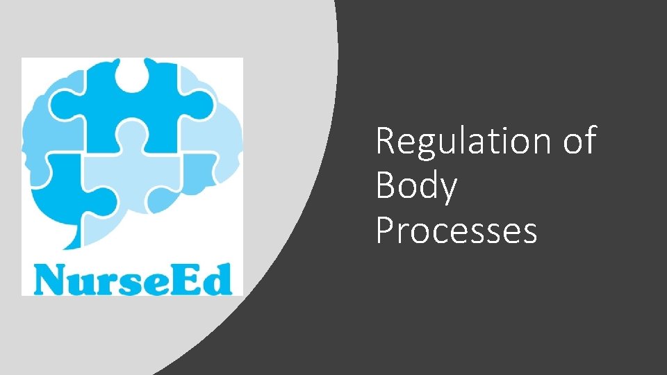 Regulation of Body Processes 