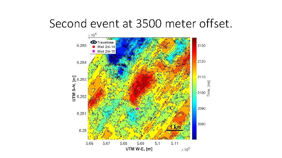 Second event at 3500 meter offset. Second event at 3500 meter offset.