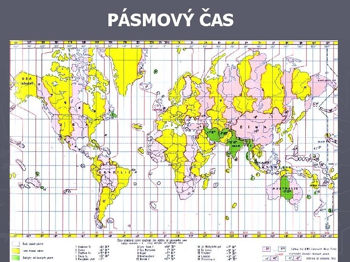 PÁSMOVÝ ČAS PÁSMOVÝ ČAS