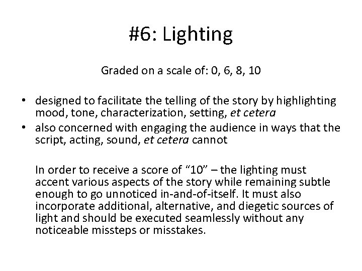 The Big Show A Breakdown of the Grading