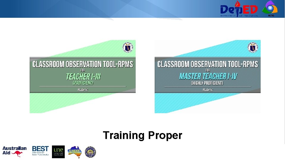 RCTQ Training Proper 