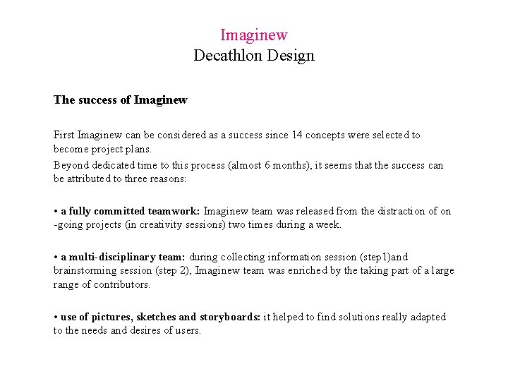 Imaginew Decathlon Design The success of Imaginew First Imaginew can be considered as a Imaginew Decathlon Design The success of Imaginew First Imaginew can be considered as a