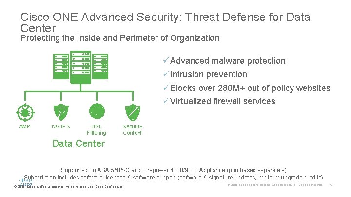 Cisco ONE Advanced Security: Threat Defense for Data Center Protecting the Inside and Perimeter