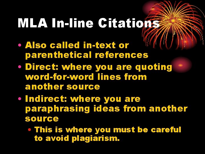 Quotes References Inline DOCUMENTATION AND CITATIONS Clear it up for me
