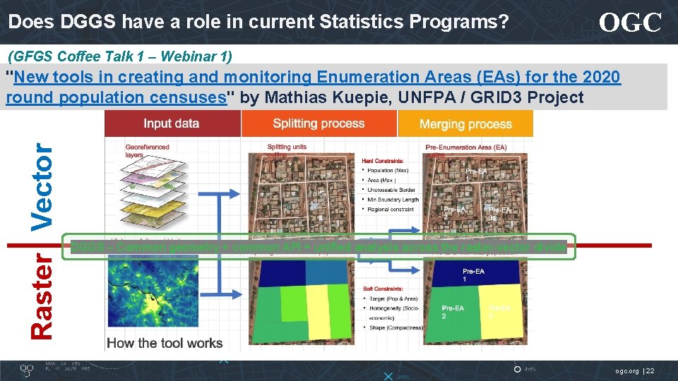 Does DGGS have a role in current Statistics Programs? OGC (GFGS Coffee Talk 1