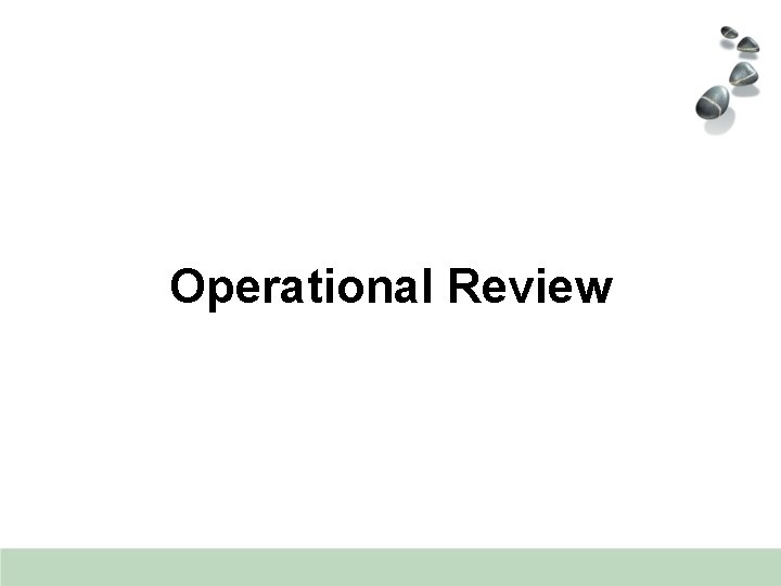 Operational Review 