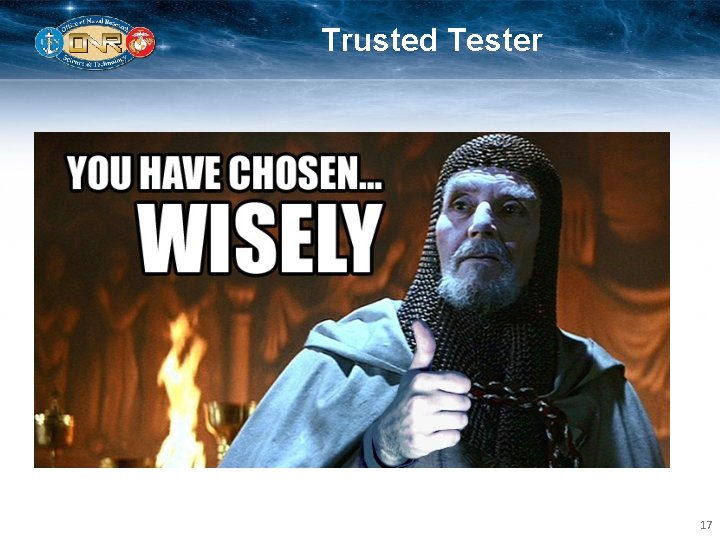 Trusted Tester 17 