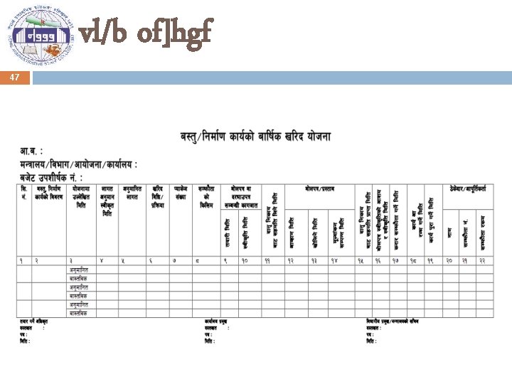 vl/b of]hgf 47 