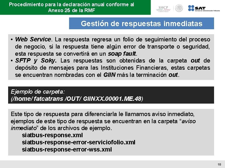 Procedimiento para la declaración anual conforme al Anexo 25 de la RMF Gestión de