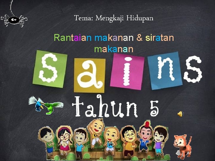 Tema: Mengkaji Hidupan Rantaian makanan & siratan makanan 