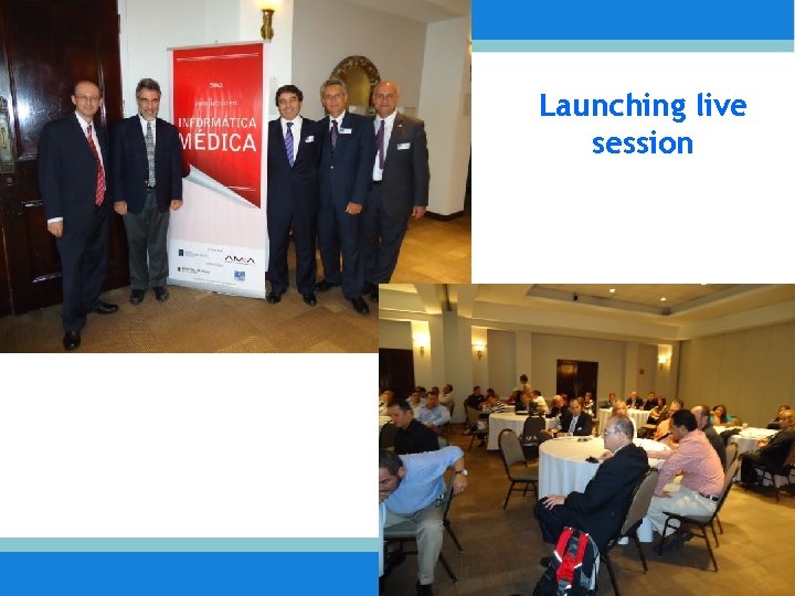 Launching live session 