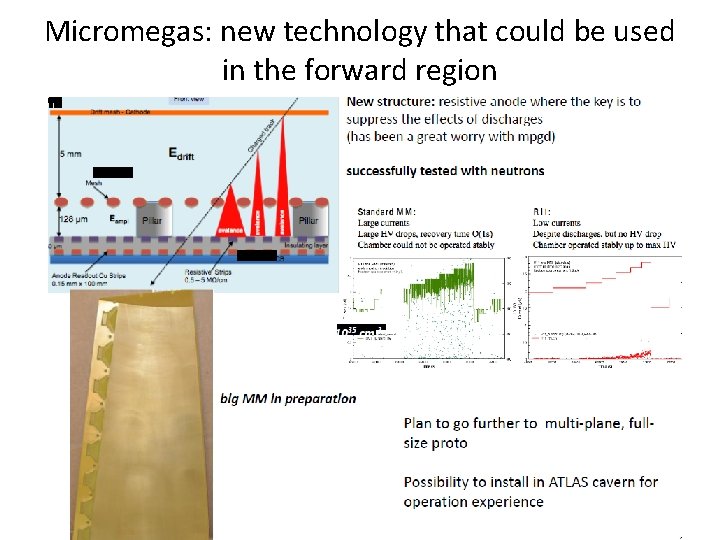 Micromegas: new technology that could be used in the forward region 