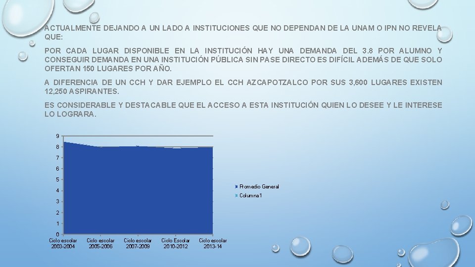 ACTUALMENTE DEJANDO A UN LADO A INSTITUCIONES QUE NO DEPENDAN DE LA UNAM O