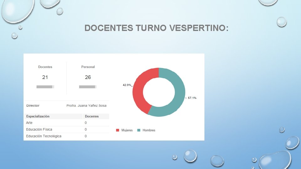 DOCENTES TURNO VESPERTINO: 