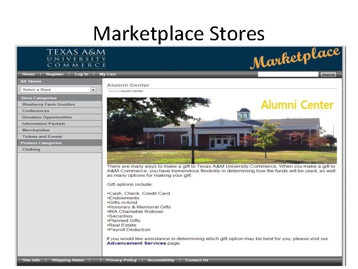 Marketplace Stores 