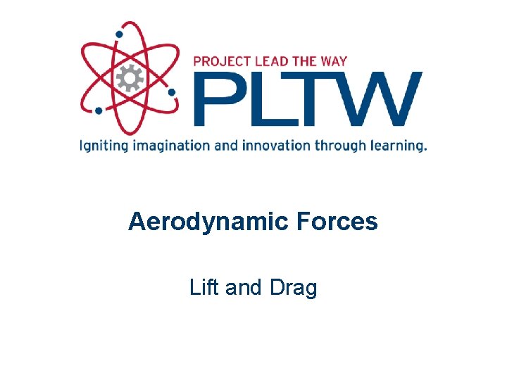 Aerodynamic Forces Lift and Drag 