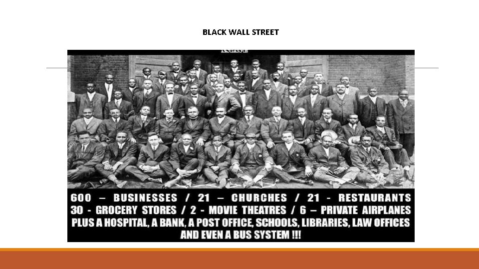 BLACK WALL STREET 