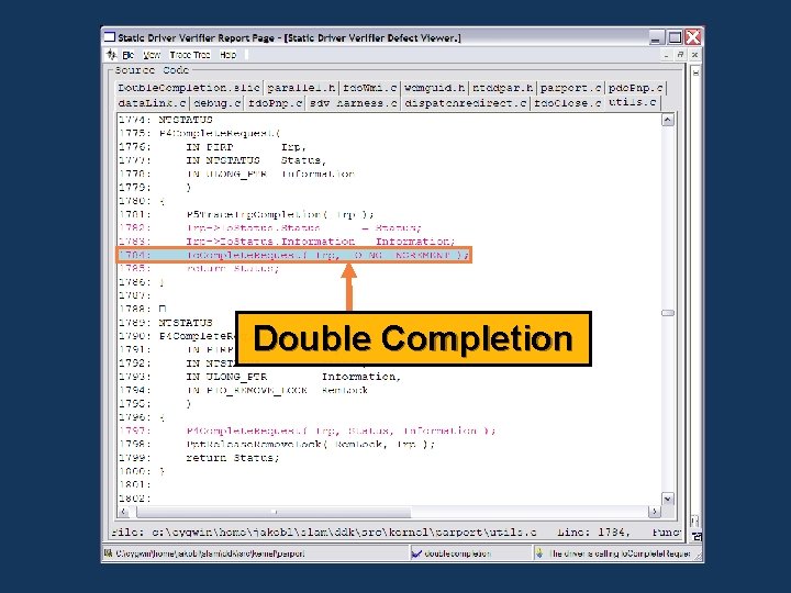 Double First Completion Double First Completion