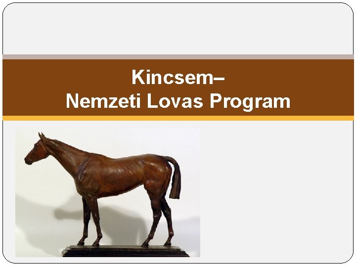 Kincsem– Nemzeti Lovas Program Kincsem– Nemzeti Lovas Program