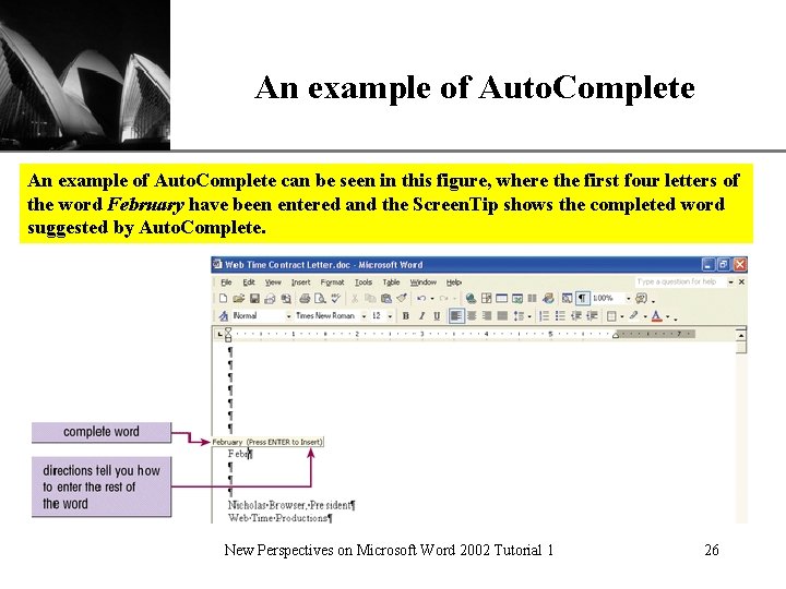 An example of Auto. Complete XP An example of Auto. Complete can be seen An example of Auto. Complete XP An example of Auto. Complete can be seen