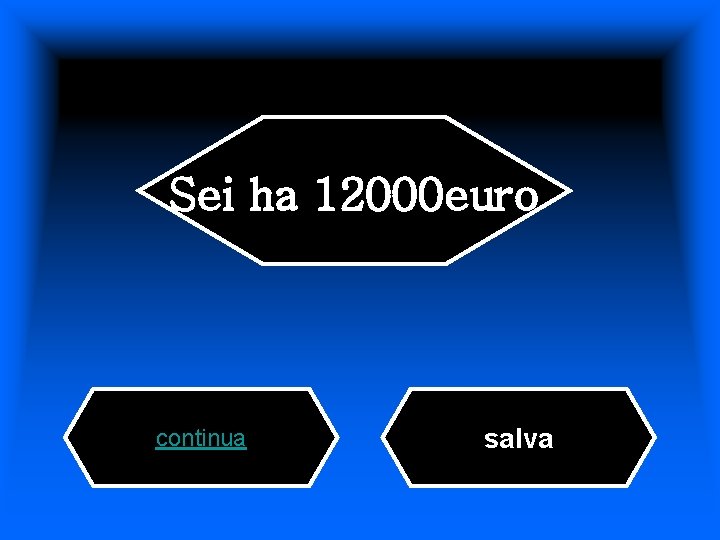 Sei ha 12000 euro continua salva 