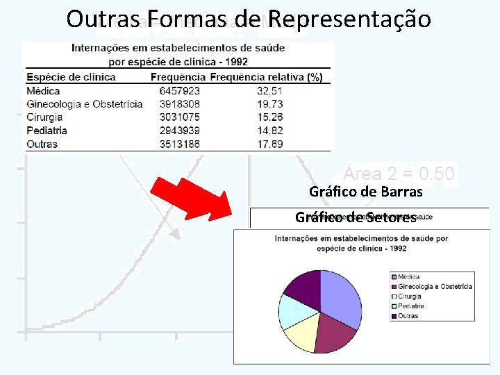 Outras Formas de Representação Gráfico de Barras Gráfico de Setores 