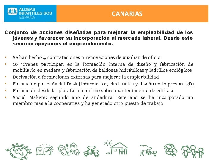 SERVICIO DE EMPLEO CANARIAS Conjunto de acciones diseñadas para mejorar la empleabilidad de los