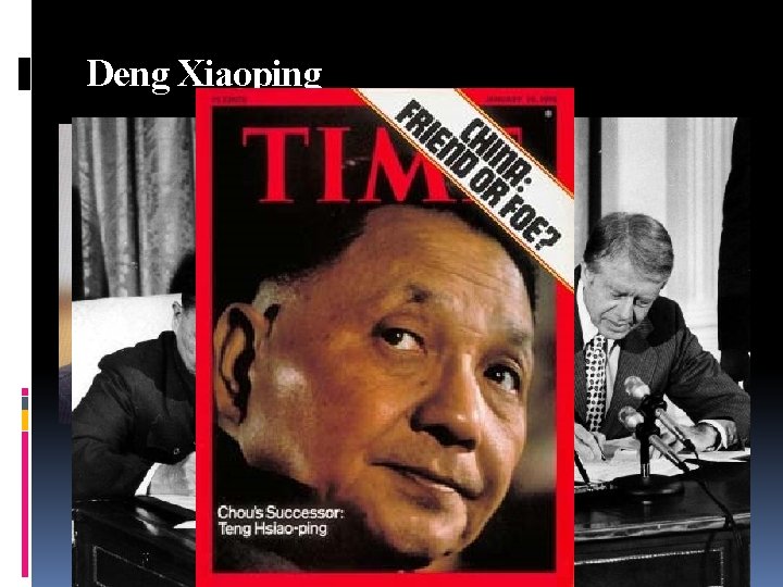 Deng Xiaoping Reformed Communist China’s economy to a market economy leading to rapid economic