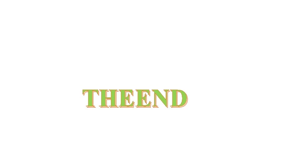 THEEND 