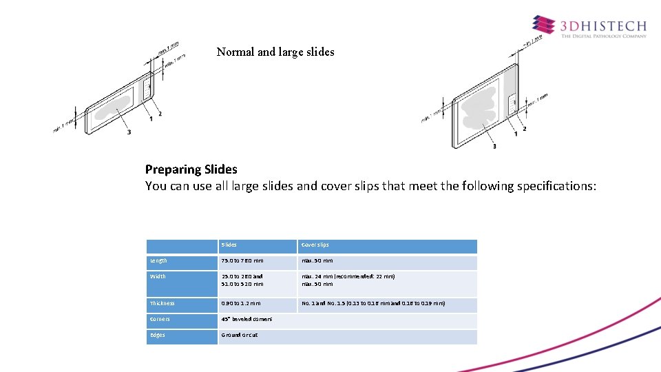 Normal and large slides Preparing Slides You can use all large slides and cover