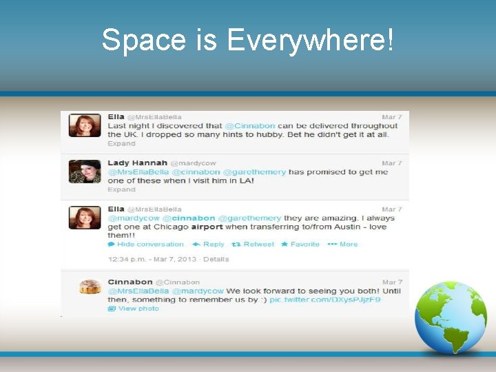 Space is Everywhere! 