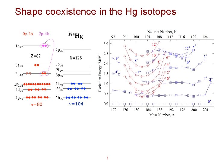 Shape coexistence in the Hg isotopes 3 