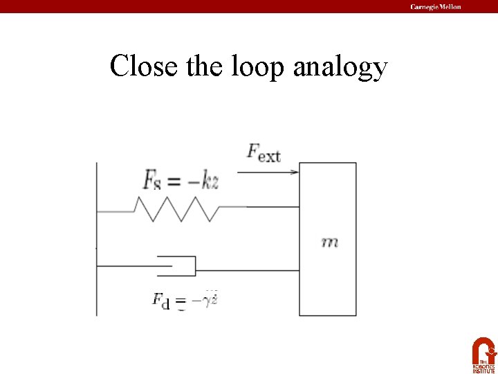 Close the loop analogy 