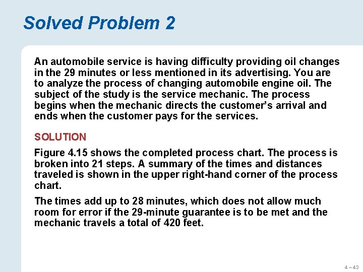 Solved Problem 2 An automobile service is having difficulty providing oil changes in the Solved Problem 2 An automobile service is having difficulty providing oil changes in the