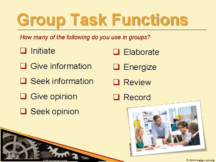 Group Task Functions How many of the following do you use in groups? q