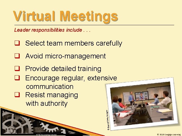 Virtual Meetings Leader responsibilities include. . . q Select team members carefully q Avoid