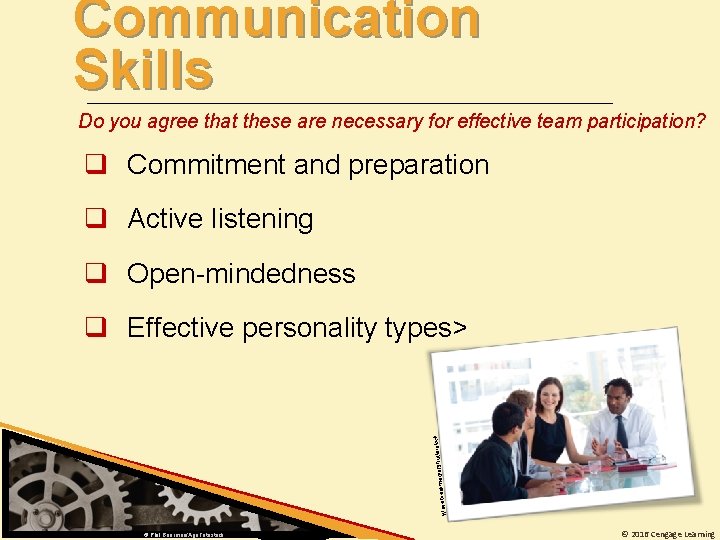 Communication Skills Do you agree that these are necessary for effective team participation? q