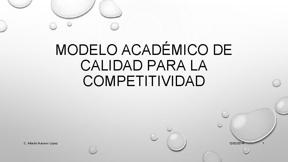 MODELO ACADMICO DE CALIDAD PARA LA COMPETITIVIDAD C