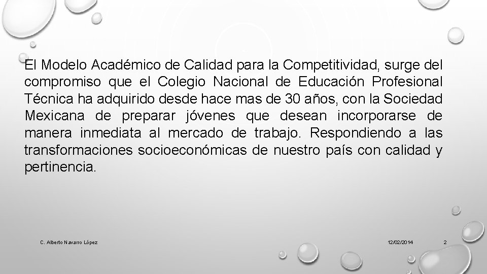MODELO ACADMICO DE CALIDAD PARA LA COMPETITIVIDAD C