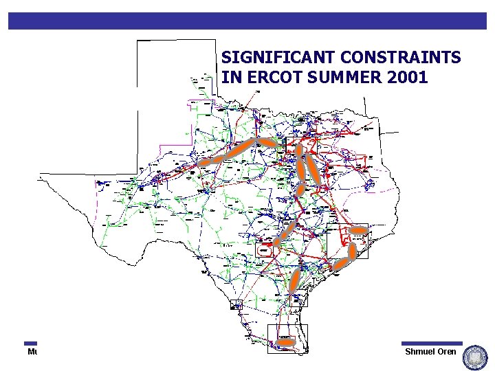 SIGNIFICANT CONSTRAINTS IN ERCOT SUMMER 2001 Multi-Item Auctions with Credit Limits 2 Shmuel Oren