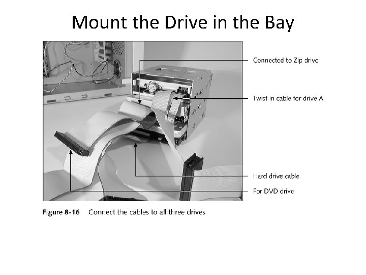 Mount the Drive in the Bay Mount the Drive in the Bay