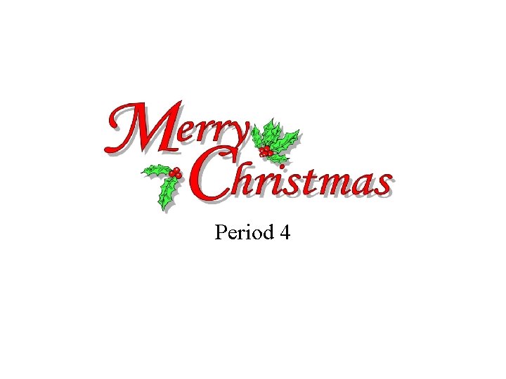 Period 4 