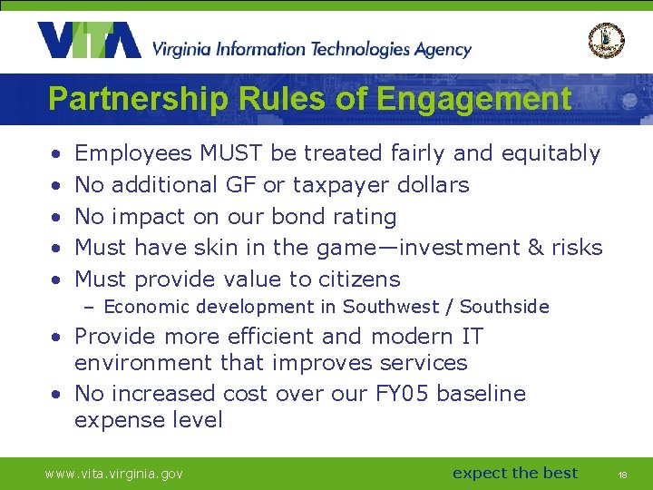 Partnership Rules of Engagement • • • Employees MUST be treated fairly and equitably