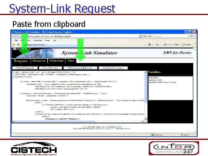 System-Link Request Paste from clipboard 2 -17 