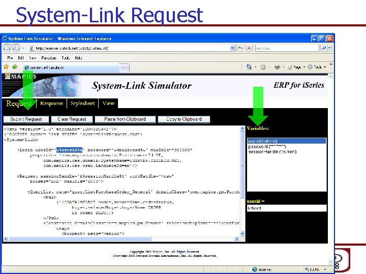 System-Link Request Variables 2 -18 